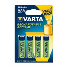 VARTA Basicline Accu 4 AAA 800mAh