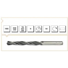 HSS DIN 338 Silindirik Sapl Ksa Matkap Ucu - HADDEL (5,5 Mm)